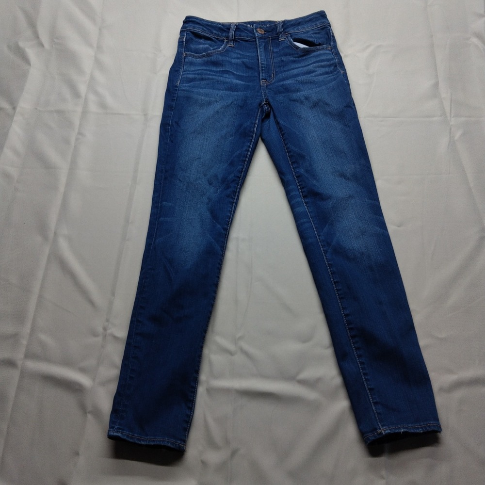 AMERICAN EAGLE Womens High Rise Crop Jegging Stretch Jeans Size 6